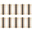 10 Pcs Lice Combs Set, Double Sided Fine Tooth Flea and Dandruff Combs, Black Louse and Nit Removal Tools 1