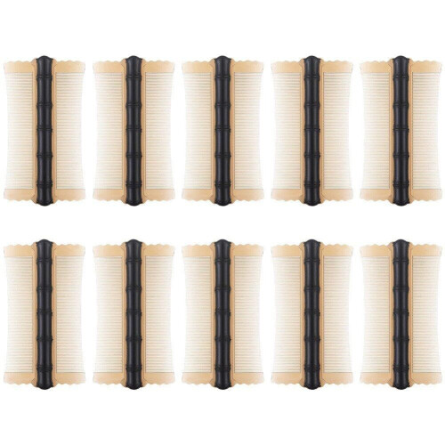 10 Pcs Lice Combs Set, Double Sided Fine Tooth Flea and Dandruff Combs, Black Louse and Nit Removal Tools