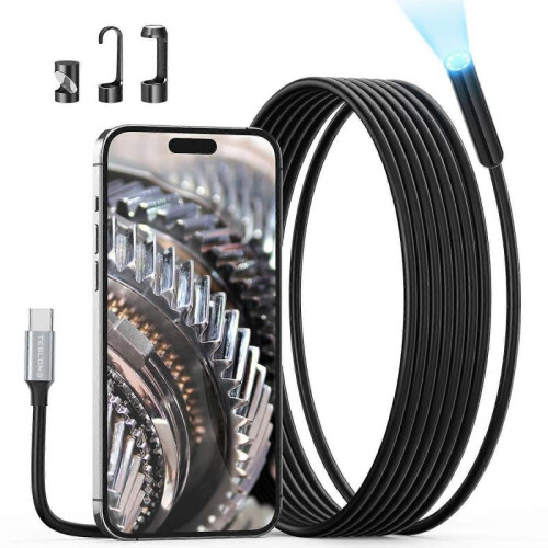 High quality brand new  USB C Endoscope Camera with Light, Type-C Snake Borescope Camera w