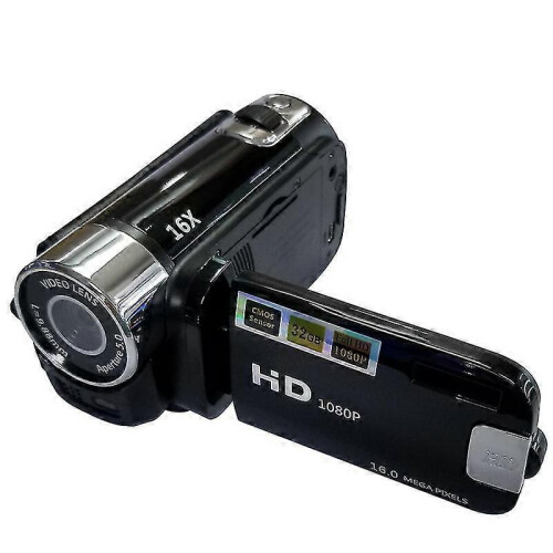 (Black) Full Hd 1080p Video Camera Professional Digital Camcorder