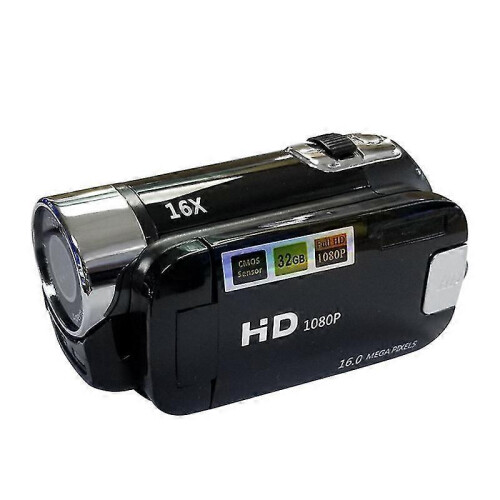 (Black) Full Hd 1080p Video Camera Professional Digital Camcorder 2