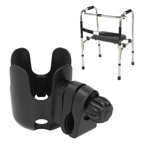 360 Universal Stroller Cup Holder for Bikes & Treadmills, ABS