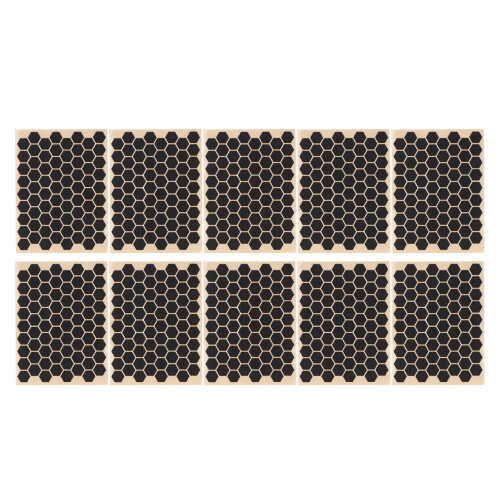 Ultra Thin Non Slip Hex Grip Decals for Mouse Keyboard Phone 10Pcs 1
