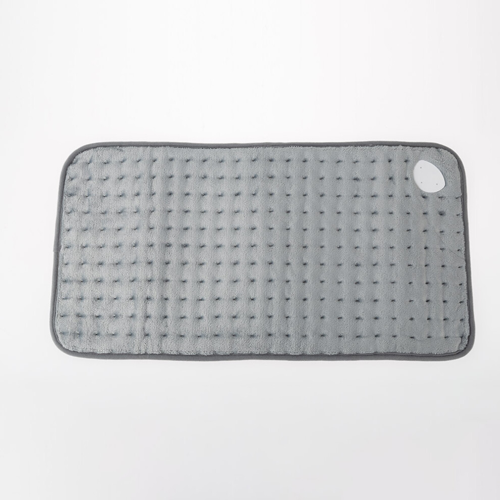 Grey Extra Large Electric Heating Pad 30X60cm Moist Dry Auto Shut Off