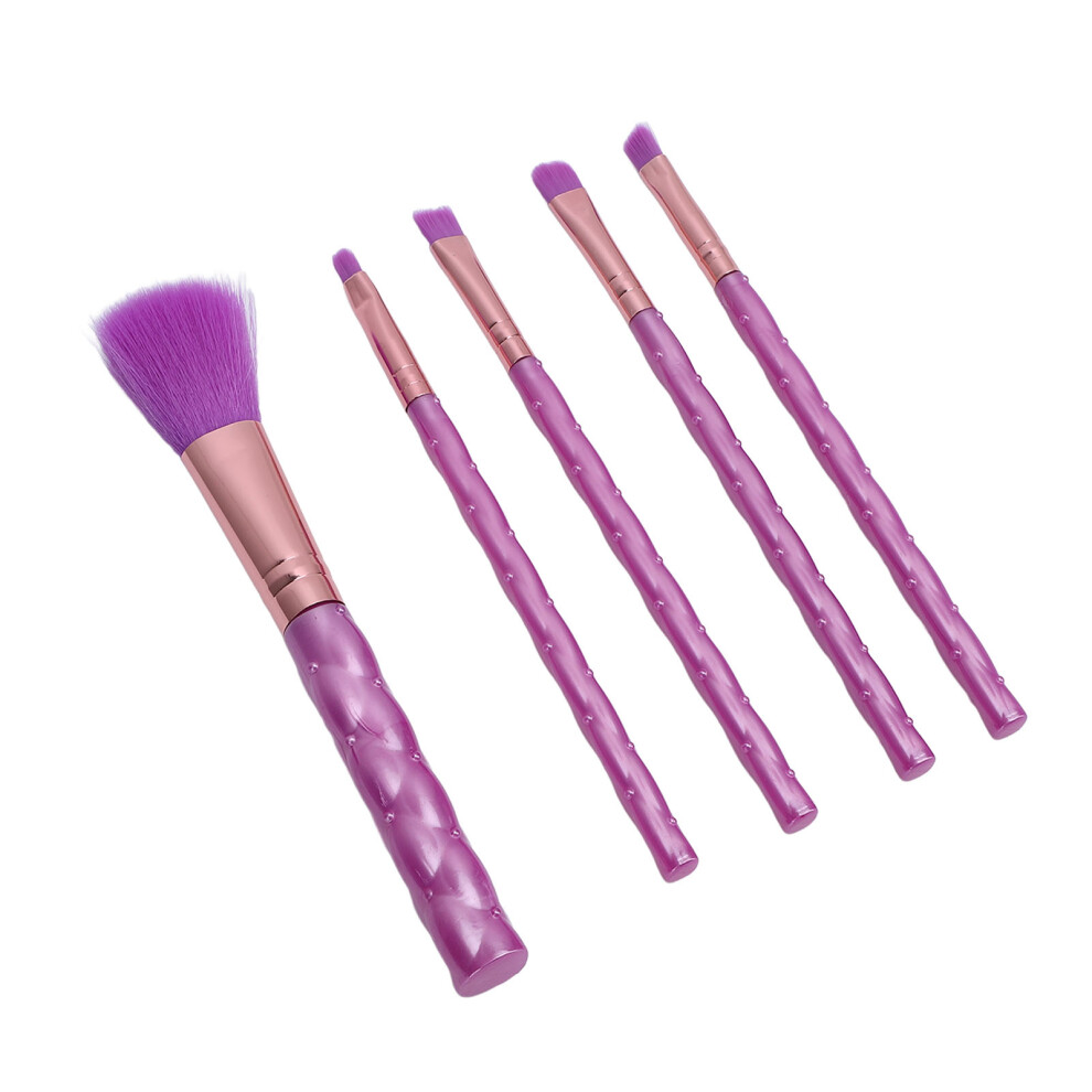 5PCS Multifunctional ABS Handle Makeup Brush Set for Beginners