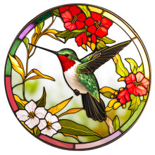 Collision Window Cling Stickers for Bird Strike Prevention Hummingbird Butterfly PVC Static Clings for Summer Decoration
