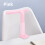 Kids Adjustable Pink Silicone Desk Posture Corrector, Soft Cushion 3