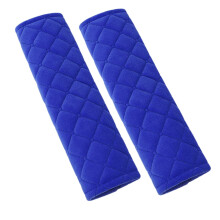 Universal Seat Belt Comfort Harness Pads - Soft Blue Shoulder Strap Covers for Car Seats, Adjustable Size and Easy Installation