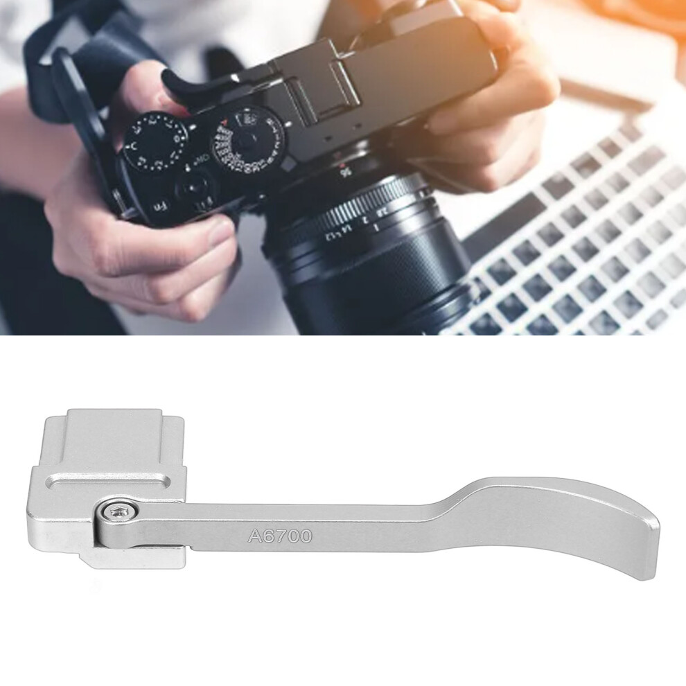 Foldable Aluminum Alloy Camera Thumb Handle For A6700 Grey 3181346455741