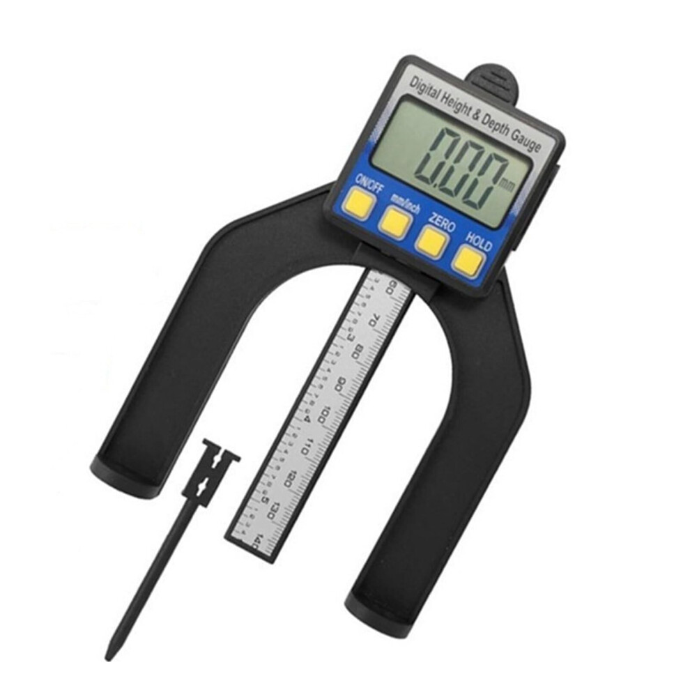 Height Gauge For Woodworking Detachable Abs Depth Measuring Caliper With Workpiece Absorption Feature 6038364113788