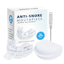 Anti Snore Mouth Guard - Adjustable Clear Anti Snoring Device for Men and Women, Comfortable Fit, Effective Sleep Aid