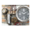 Industrial Pumpjack Wall Clock | Metal Steampunk Design 2