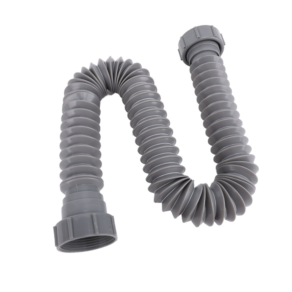 Expandable Abs P Trap Pipe Kit For Kitchen Sink Drainage, Leakproof 4921346461934