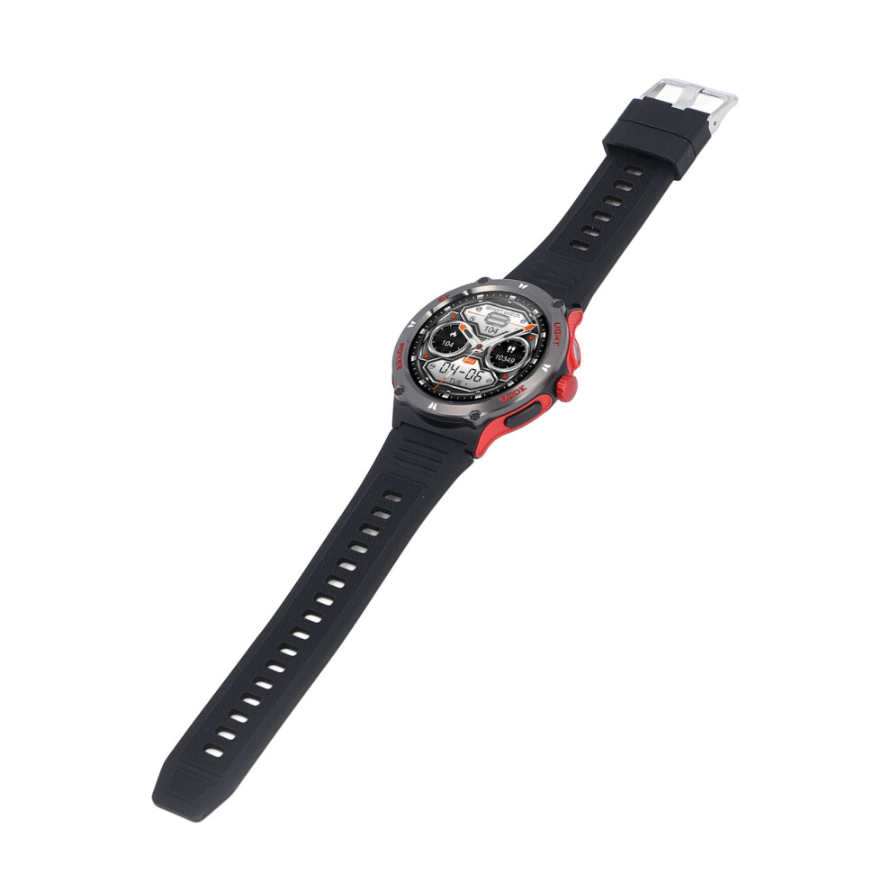 Smart Watch For Men Women 1.53" Touchscreen Water Resistant Bluetooth Call Red 9311346463604