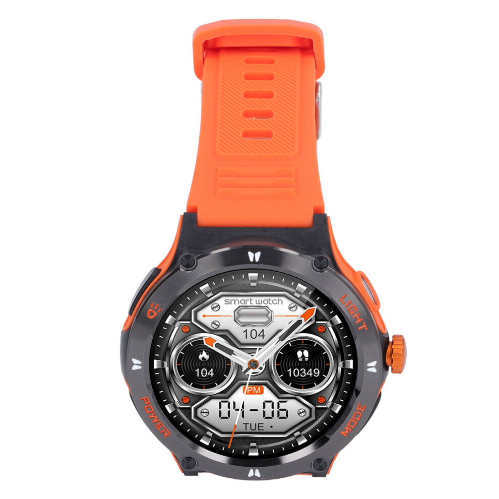 Smart Watch For Men & Women, 1.53" Touchscreen, Water-Resistant, Bluetooth 5.3, Orange 8741346463624