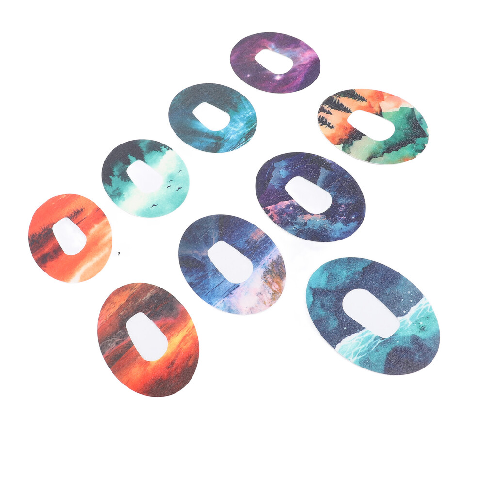 30pcs Watercolor Landscape Sensor Adhesive Patches Breathable Covers for G6
