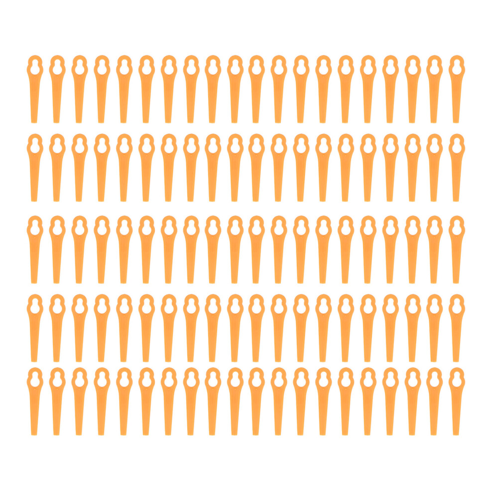 100Pcs Plastic Cutter Blades Grass Trimmer
