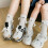 2 Pair Kids Holding Hands Socks Funny Hand in Hand 11