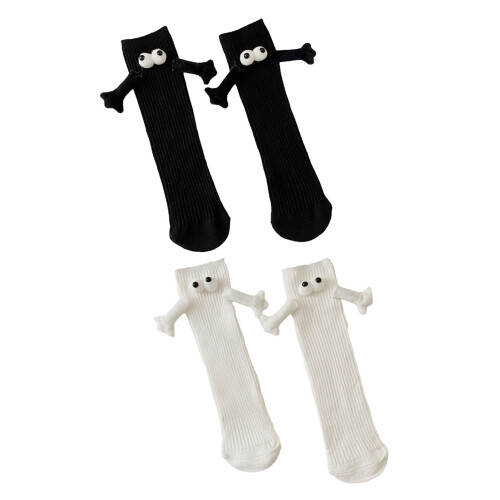 2 Pair Kids Holding Hands Socks Funny Hand in Hand 2