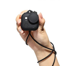 Für Insta360 Go Ultra Silikon Case Objektivdeckel Set mit Lanyard Antiscratch Kamera Körperschutz