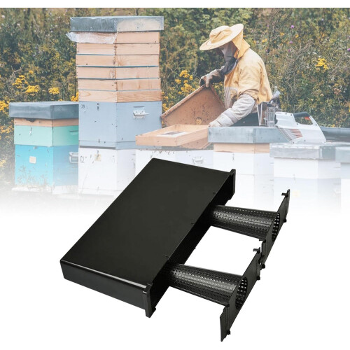 Bee Feeder Tool for Beekeeping, Liquid Feeding System with Beehive Frame Feeder and Water Dispenser for Backyard Use 1