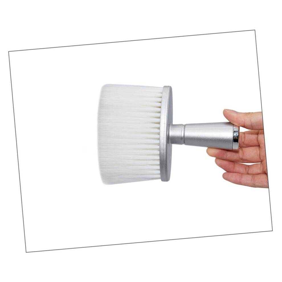 Hair Cutting Brush Neck Duster Soft Nylon Bristles Portable Barber Salon Tool for Hairdressers and Personal Use