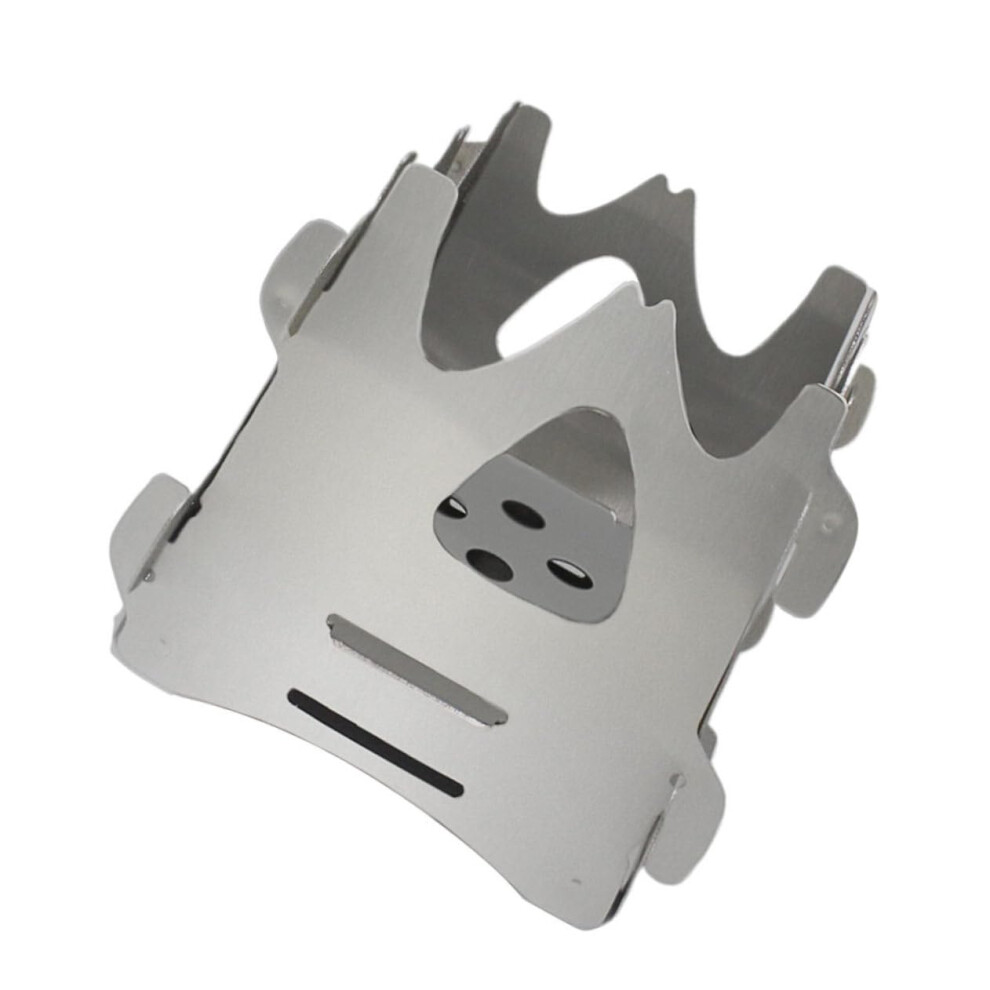 Portable Stainless Steel Camping Stove BBQ Grill Lightweight Detachable Wood Burning Stove for Outdoor Cooking and Barbecue-image-OPC-PKBRZJN-NEW