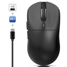 per hxsj t68 3 modalità cablato 24g bt51 mouse da gioco leggero wireless