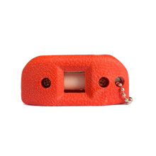 Ice Skate Sharpener Adjustable for Ice Hockey Skates, Wear-Resistant Design with Storage Bag, Red Color