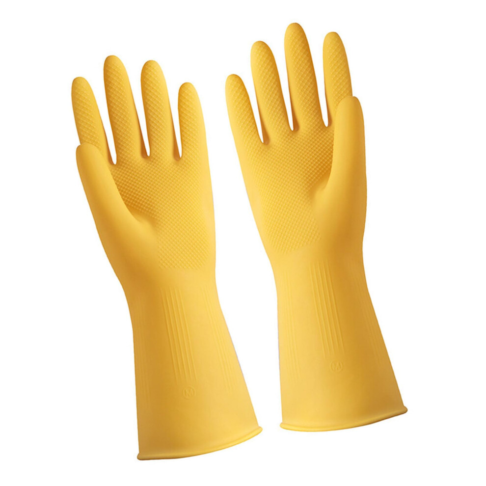 Latex Gloves, Slip Resistant Latex, Thin Non-Slip Household Gloves, Long-Lasting Multi-Purpose for Dishwashing, Size S-image-OPC-PKBRZRP-NEW