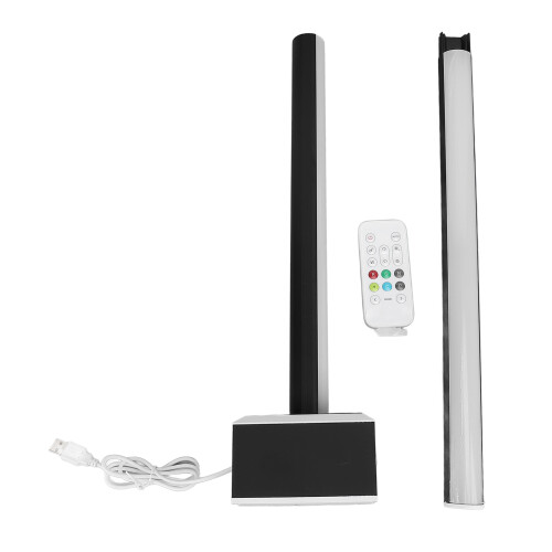 Dimmable RGB LED Corner Floor Lamp Bluetooth Remote Control 1