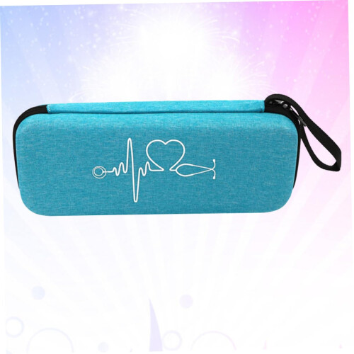 Portable Stethoscope Case Compatible with Lit, Shockproof Storage Box with Net Pouch, Compact Design for Multifunctional Use 2