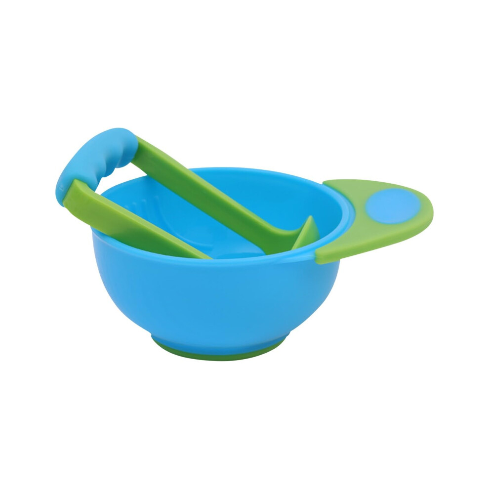 Dish Set Potato Masher Bowl Toddler Food Masher with Handle Baby Vegetable Puree 6x15cm D