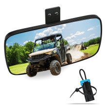Ranger Rear View Mirror, UNIGT Center Convex Rearview Mirrors Compatible with 2017-2023 Polaris Ranger 500 570 900 XP 1000 XP/Crew Fits Factory Prese