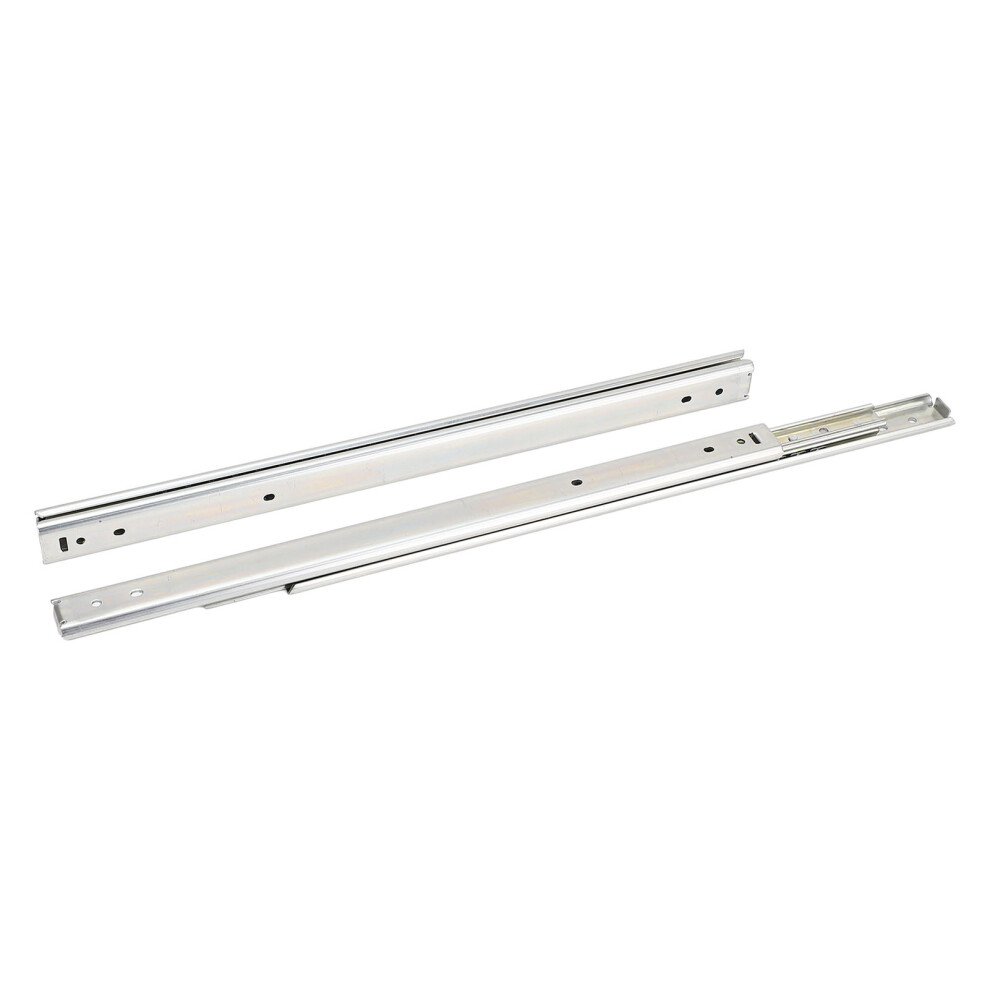 2 Pcs 200Mm Full Extension Drawer Slides 27Mm Wide Cold Rolled Steel 7901346477972