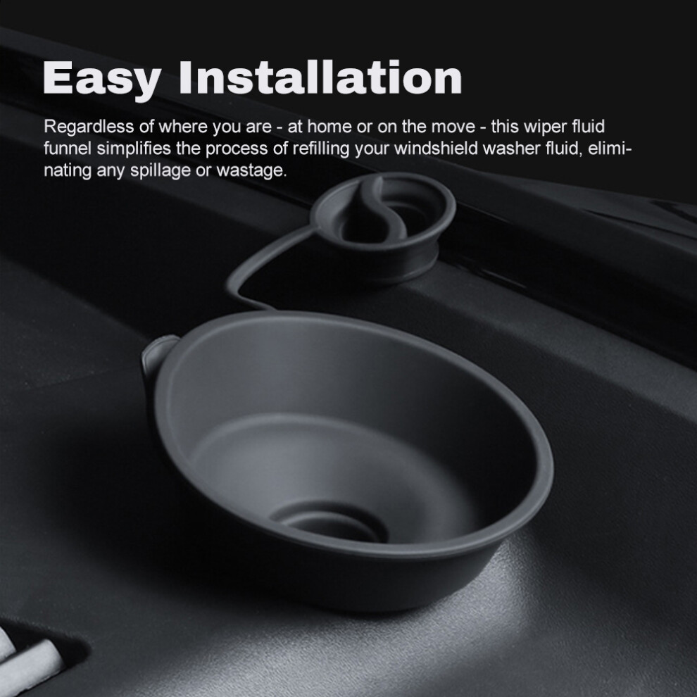 Wiper Fluid Funnel Silicone Windshield Washer