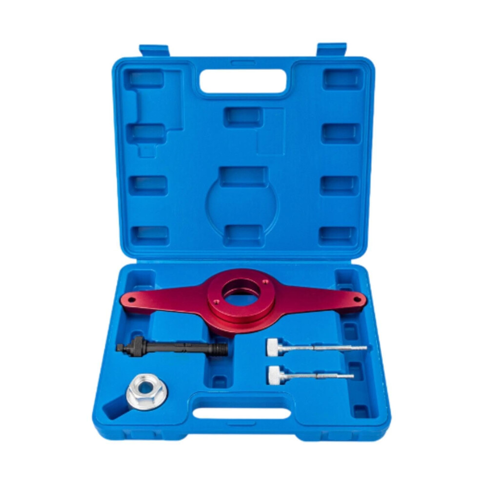 Crankshaft Pulley Fixing Tool Set With Carry Case, Crankshaft Belt Wheel Retainer, Engine Disassembly Kit 9084446743449