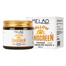 Beef Tallow Sunscreen SPF 50 - Nourishing Sun Protection Balm & Natural Face Moisturizer