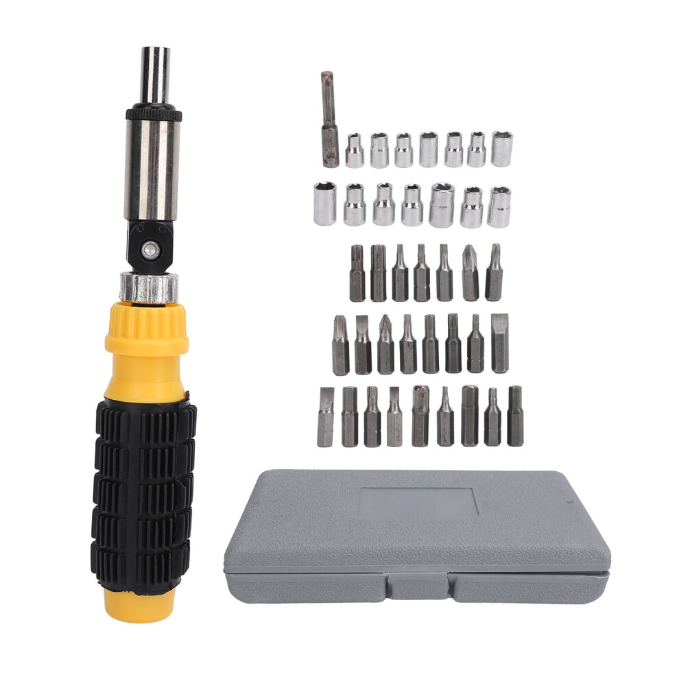 40Pcs Screwdriver Socket Wrench Set Carbon Steel 8320539872957