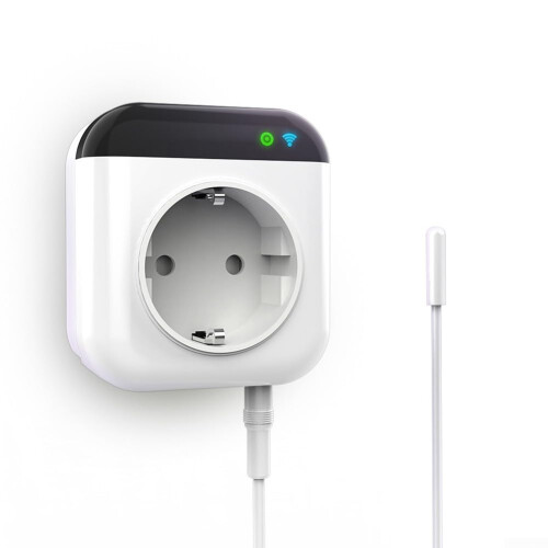 Smart Thermostat Socket for Tuya, WiFi Programmable Smart Socket with Voice Control for Heaters and Home Automation