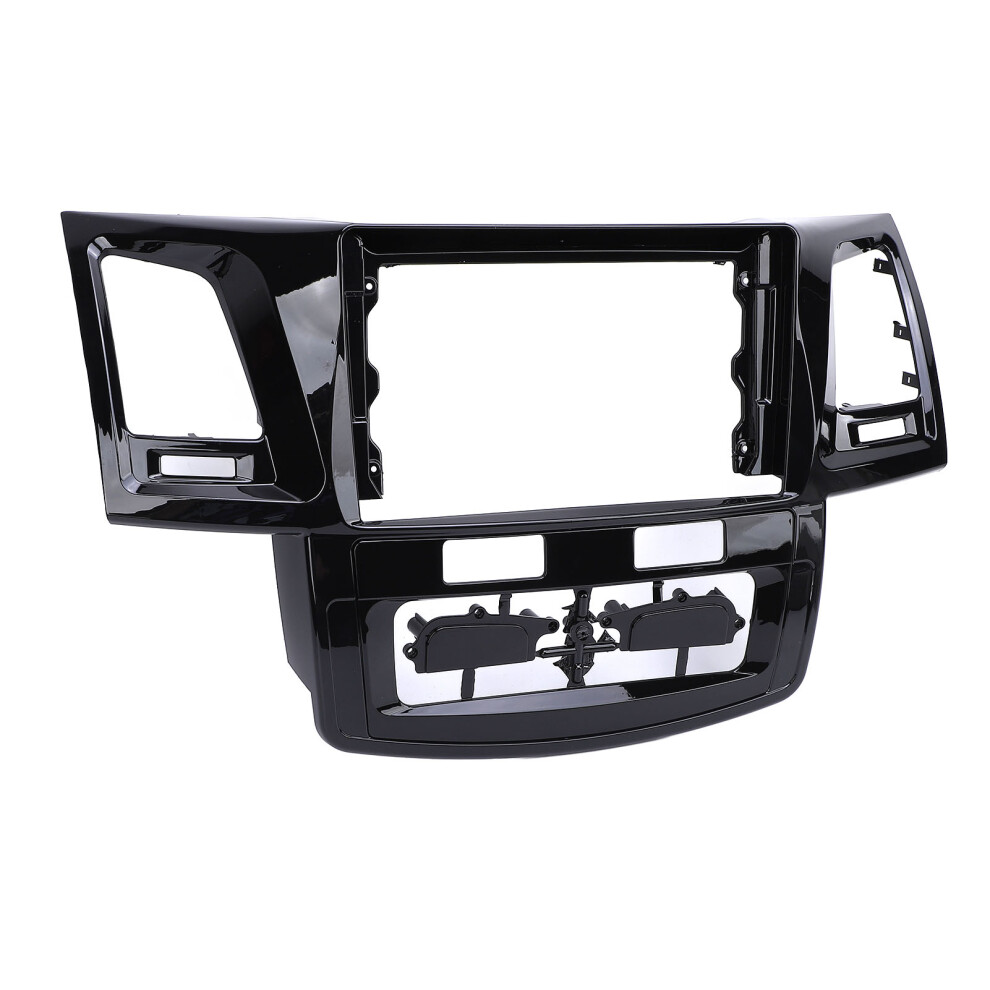 Abs Navigation Panel Frame For Hilux 2011-2016 9In Dash Trim Black 4971346482477