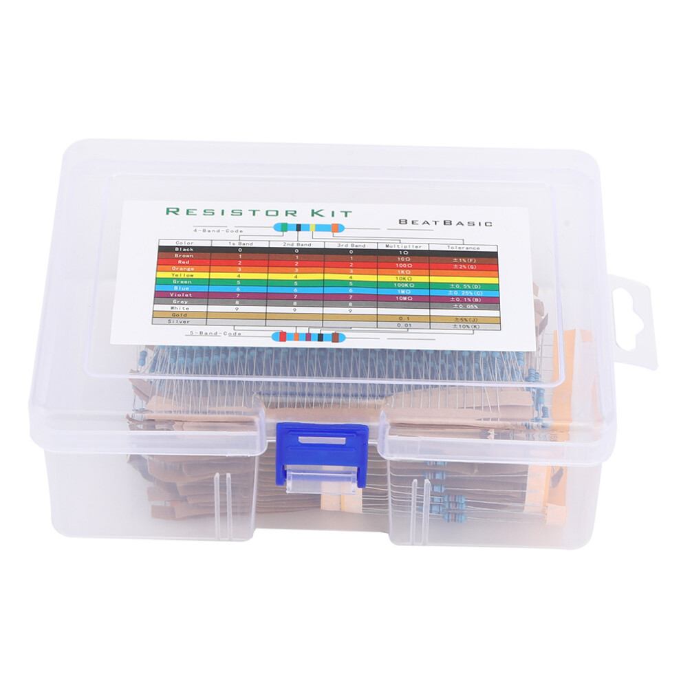 1460Pcs Metal Film Resistor 1R-10M 73 Models