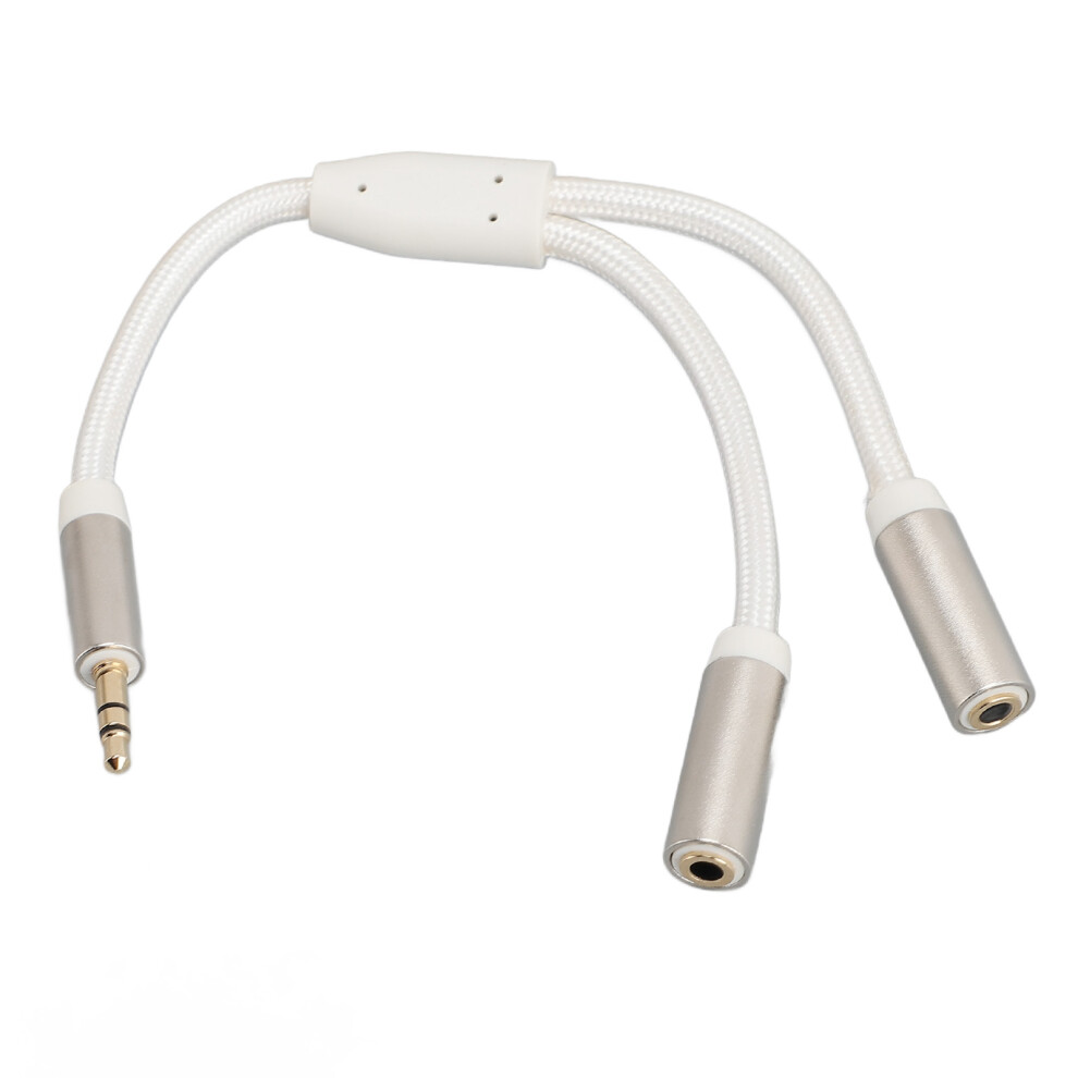 Plated 3.5Mm Headphone Splitter 1M To 2F Anti-Interference Gold 8071346482845