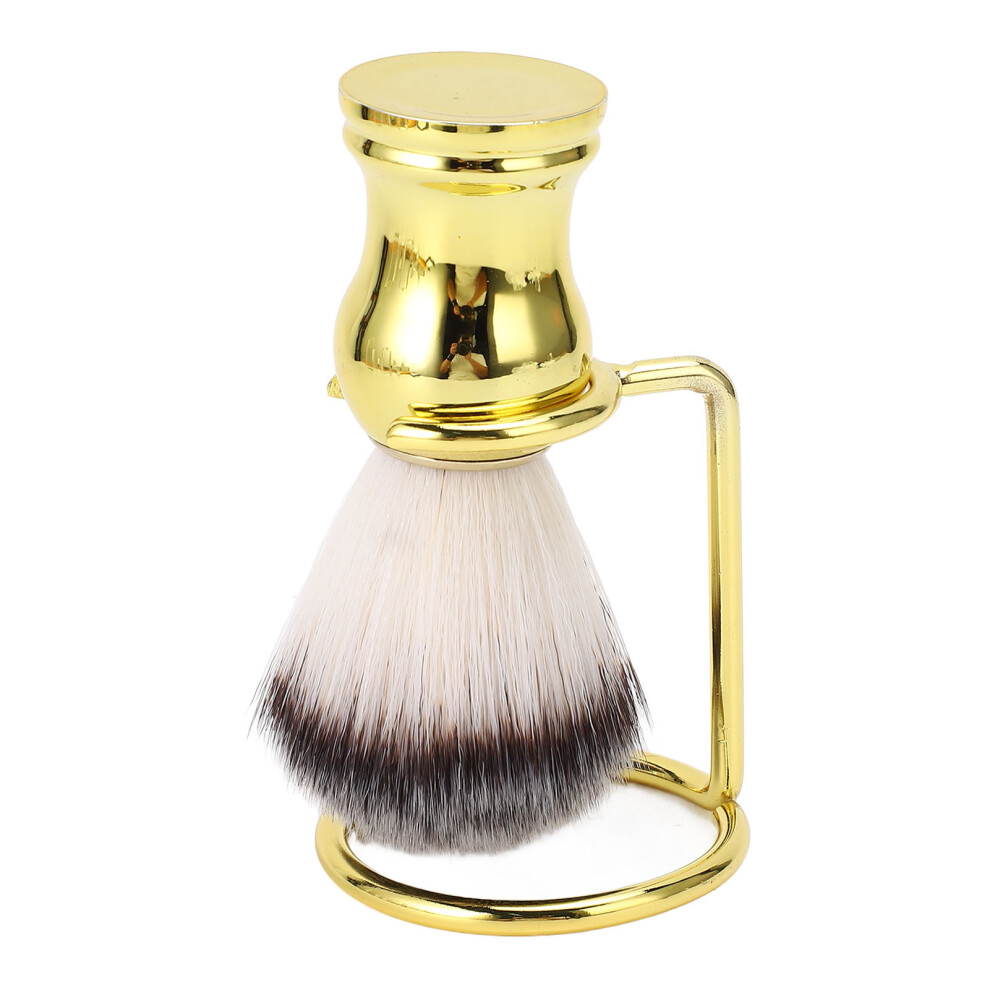 Synthetic Shaving Brush with Stand for Men, ABS & Steel, Grooming Tool