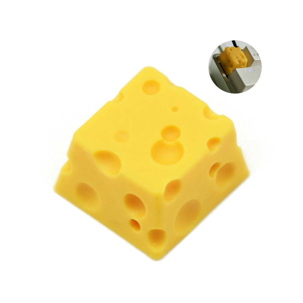 Esc Keycap Cute Cheese Artisan Keycaps For Mechanical Keyboard Mx Switch Compatible Kawaii Gaming Gift For Boys Yellow 9016109647894