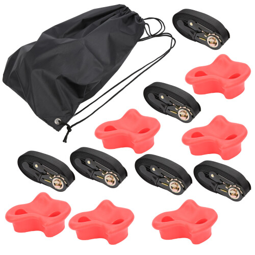 ABS Polyester Tree Rock Wall Climbing Stones Bands