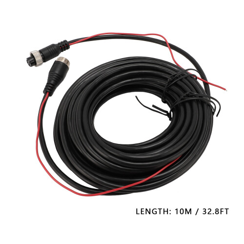 4 Pin 10m / 32.8ft Rearview Camera Extension Cable with Trigger Wire for Trucks 1