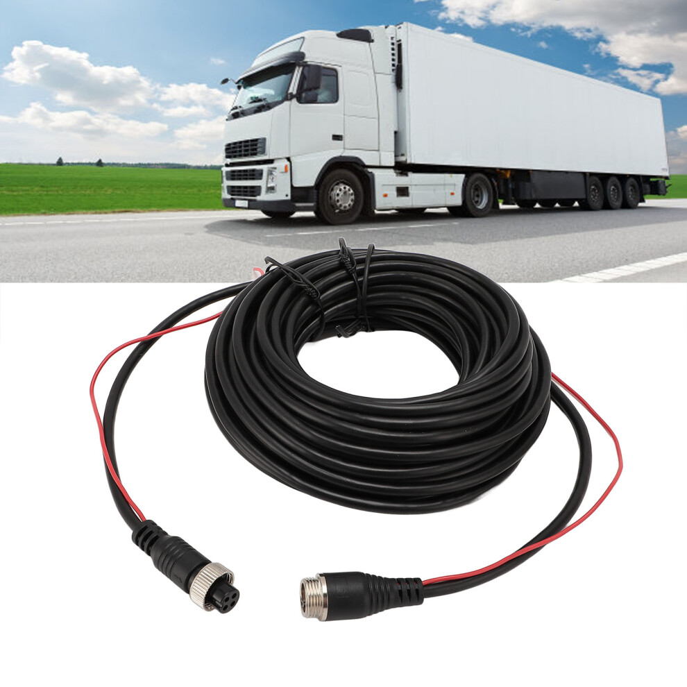 4 Pin Backup Camera Extension Cable 15M For Cctv Truck Rv Rearview 8231346489712