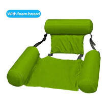 (Have, Green) Inflatable Pool Float Chair with Backrest Pool Raft Lounge Chair  Pool or Beach