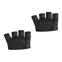 Breathable Half Finger Bike Riding Gloves for Men and Women, Moisture Wicking Gym Training Gloves, Black, Durable Material